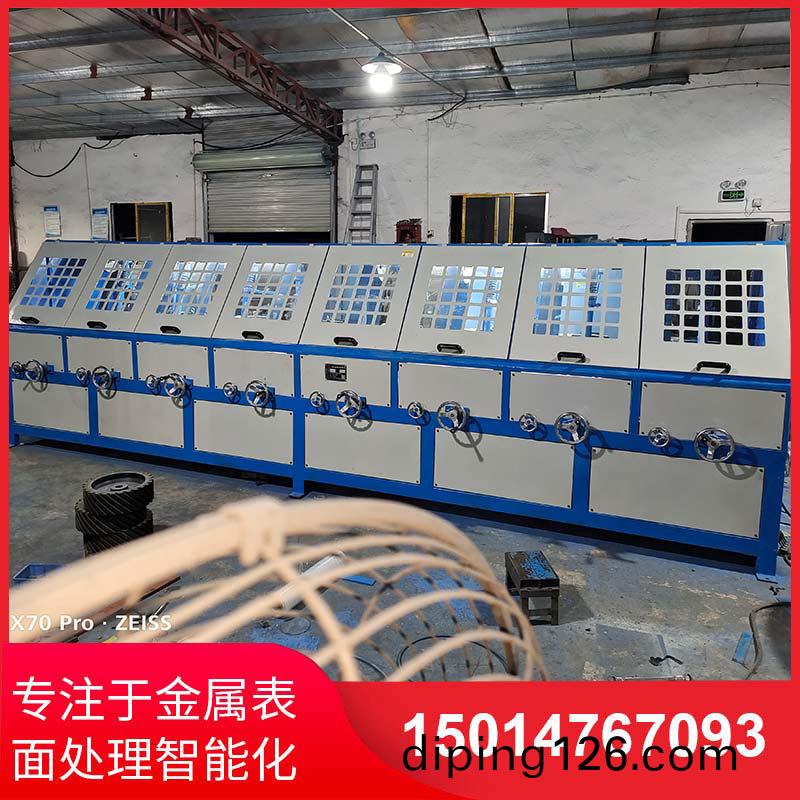 八組(zu)圓筦(guan)自動(dong)抛光機(ji)拉絲(si)機